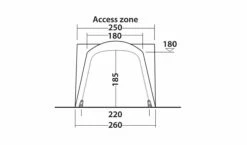 Outwell Milestone Dash Drive Away Awning -Outdoorworlddirect Sales Store 111099 milestone dash drawing other4