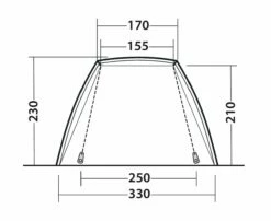 Outwell Woodcrest Drive Away Awning -Outdoorworlddirect Sales Store 111167 woodcrest drawing other5
