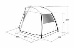 Outwell Woodcrest Drive Away Awning -Outdoorworlddirect Sales Store 111167 woodcrest drawing perspective2