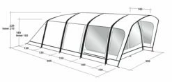 Outwell Hayward Lake 6ATC Tent (2023) -Outdoorworlddirect Sales Store 111197 hayward lake 6atc drawing perspective2