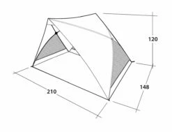 Outwell Formby Beach Shelter -Outdoorworlddirect Sales Store 111229 beach shelter formby drawing perspective2