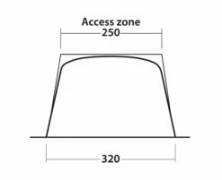 Outwell Touring Canopy Poled 12 Outwell Touring Canopy Poled -Outdoorworlddirect Sales Store 111252 touring canopy drawing other5
