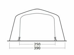 Outwell Wood Lake 6ATC Tent (2022) 18 Outwell Wood Lake 6ATC Tent (2022) -Outdoorworlddirect Sales Store 111267 wood lake 6atc drawing other4