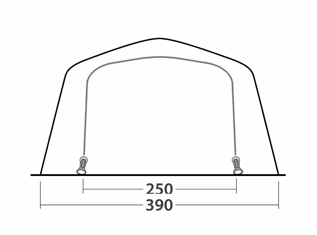 Outwell Wood Lake 6ATC Tent (2022) 6 Outwell Wood Lake 6ATC Tent (2022) - Image 4