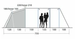 Outwell Wood Lake 6ATC Tent (2022) 19 Outwell Wood Lake 6ATC Tent (2022) -Outdoorworlddirect Sales Store 111267 wood lake 6atc drawing other5