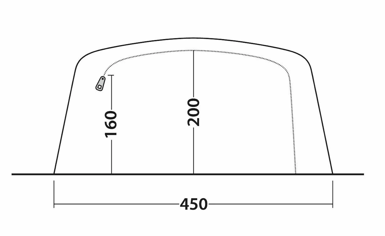 Outwell Queensdale 8PA Tent (2023) 8 Outwell Queensdale 8PA Tent (2023) - Image 6