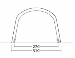 Outwell Springville 4SA Tent (2023) 23 Outwell Springville 4SA Tent (2023) -Outdoorworlddirect Sales Store 111275 springville 4sa drawing other5