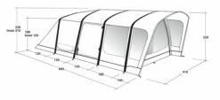 Outwell Springville 6SA Tent (2023) -Outdoorworlddirect Sales Store 111277 springville 6sa drawing perspective2