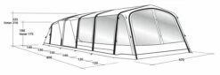 Outwell Knoxville 7SA Tent (2023) -Outdoorworlddirect Sales Store 111280 knoxville 7sa drawing perspective2