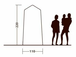 Outwell Seahaven Station Double -Outdoorworlddirect Sales Store 111288 outwell seahaven comfort station double drawing other5