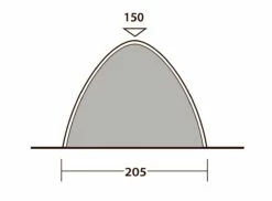 Outwell Free Standing Inner -Outdoorworlddirect Sales Store 111289 free standing inner drawing other4