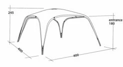 Outwell Event Lounge XL 4m (2023) -Outdoorworlddirect Sales Store 111365 event lounge xl drawing perspective2