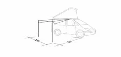 Easy Camp Canopy 12 Easy Camp Canopy -Outdoorworlddirect Sales Store 120379 canopy drawing perspective2