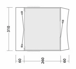 Easy Camp Wimberly Awning (180-205cm) -Outdoorworlddirect Sales Store 120399 wimberly drawing floorplan3
