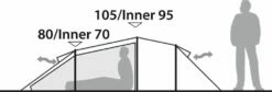 Robens Voyager 2EX Tent (2022) -Outdoorworlddirect Sales Store 130263 voyager 2ex drawing other4