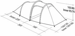 Robens Voyager 2EX Tent (2022) -Outdoorworlddirect Sales Store 130263 voyager 2ex drawing perspective2
