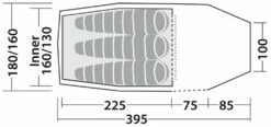 Robens Voyager 3EX Tent (2022) -Outdoorworlddirect Sales Store 130264 voyager 3ex drawing floorplan3