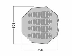 Robens Klondike S Tipi Tent (2022) -Outdoorworlddirect Sales Store 130307 klondike s drawing floorplan27