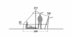 Robens Klondike S Tipi Tent (2022) -Outdoorworlddirect Sales Store 130307 klondike s drawing other28
