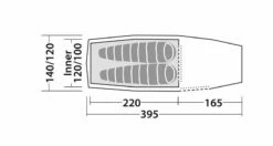 Robens Pioneer 2EX Tent (2022) -Outdoorworlddirect Sales Store 130314 pioneer 2ex drawing floorplan17
