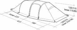 Robens Nordic Lynx 4 Tent (2022) 27 Robens Nordic Lynx 4 Tent (2022) -Outdoorworlddirect Sales Store 130324 nordic lynx 4 drawing perspective2