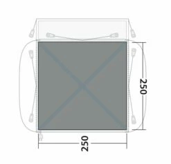 Outwell Milestone / Dash Flat Woven Carpet -Outdoorworlddirect Sales Store 170811 flat woven carpet milestone bremburg drawing floorplan2