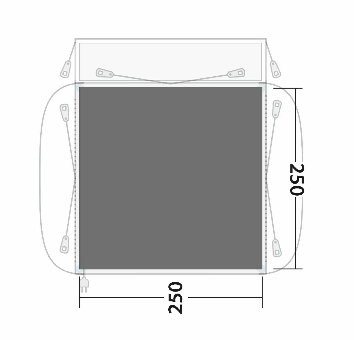 Outwell Milestone / Bremburg Footprint Groundsheet 4 Outwell Milestone / Bremburg Footprint Groundsheet - Image 2