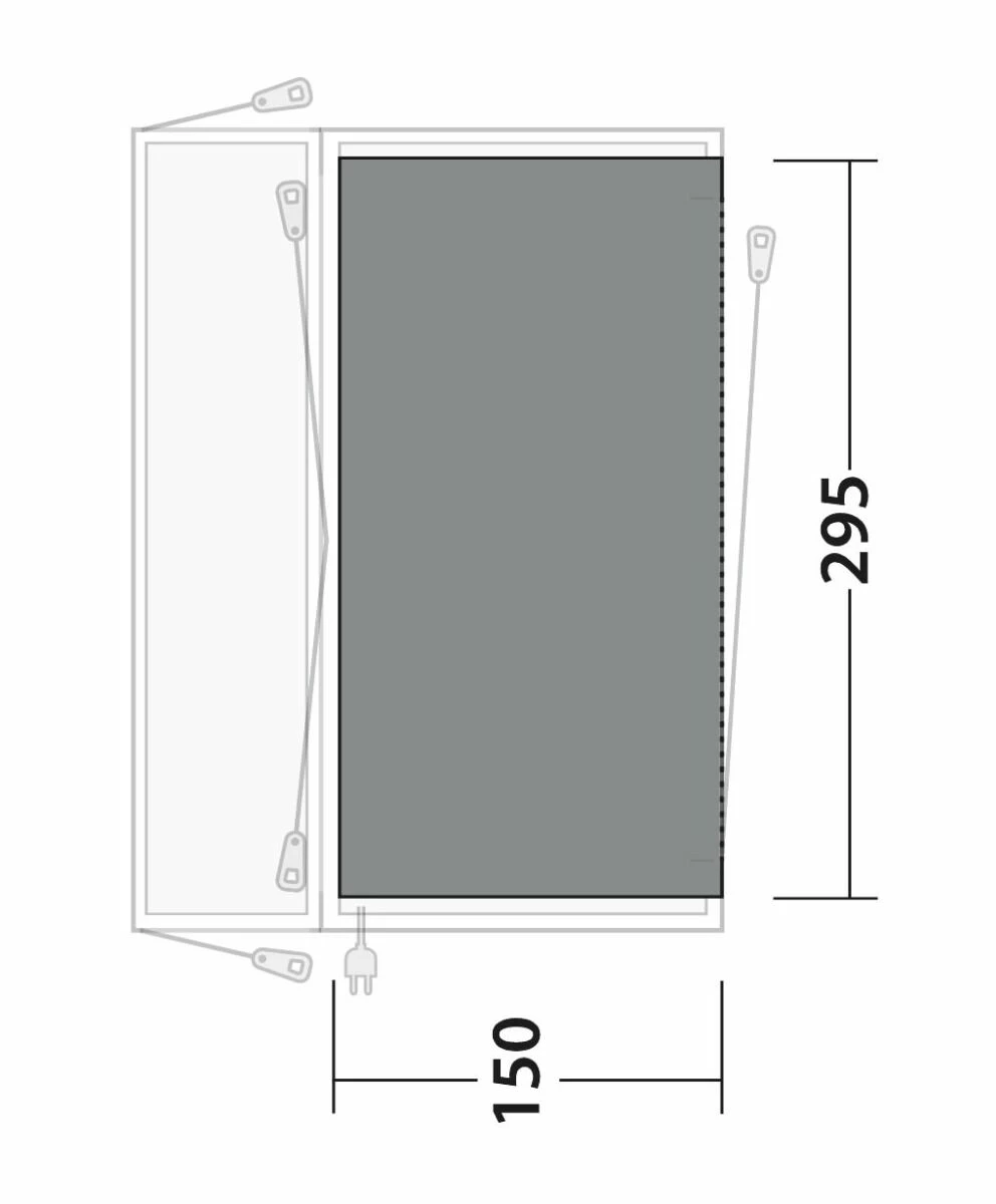 Outwell Lakecrest Flat Woven Carpet 4 Outwell Lakecrest Flat Woven Carpet - Image 2
