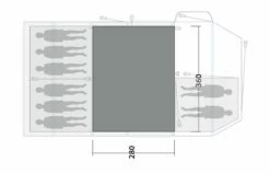 Outwell Knightdale 8PA Flat Woven Carpet 7 Outwell Knightdale 8PA Flat Woven Carpet -Outdoorworlddirect Sales Store 170894 flat woven carpet knightdale 8pa drawing floorplan2