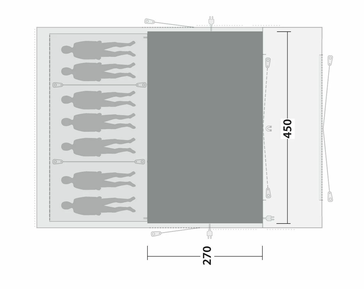 Outwell Vermont 7PE Flat Woven Carpet 4 Outwell Vermont 7PE Flat Woven Carpet - Image 2
