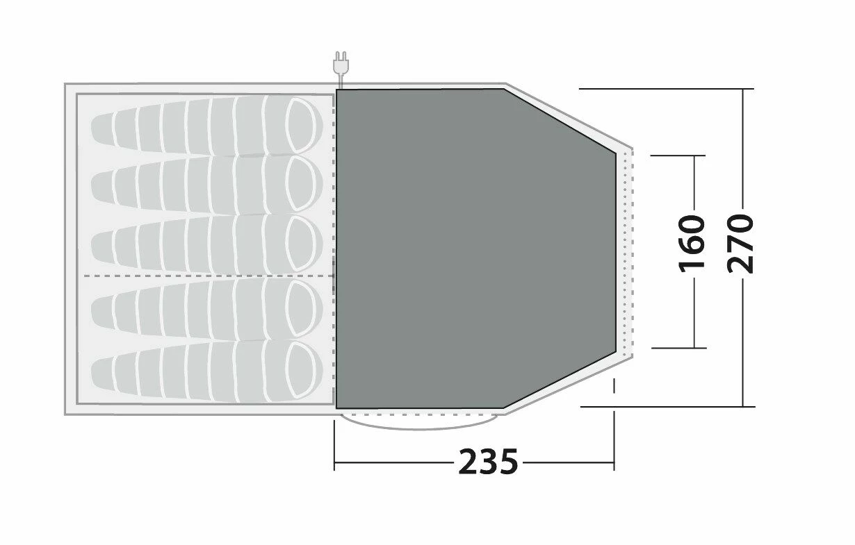 Robens Double Dreamer 5 Fleece Carpet (240*170) 4 Robens Double Dreamer 5 Fleece Carpet (240*170) - Image 2