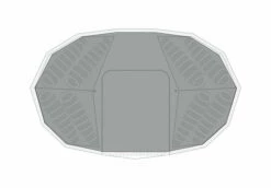 Robens Klondike Twin Footprint -Outdoorworlddirect Sales Store 190082 footprint klondike twin drawing perspective2