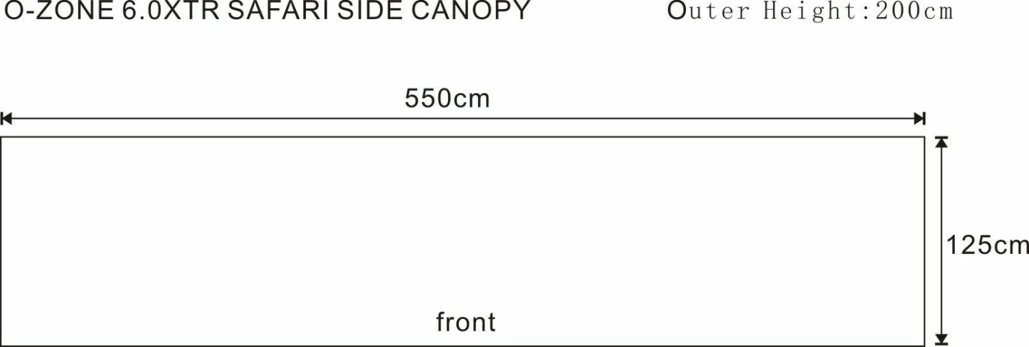 Outdoor Revolution O-Zone 6.0xtr Safari Side Sun Wing 7 Outdoor Revolution O-Zone 6.0xtr Safari Side Sun Wing - Image 5