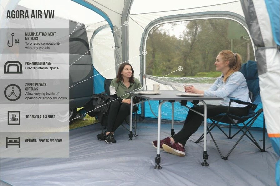 Vango Agora Air VW Awning (Moroccan Blue) 6 Vango Agora Air VW Awning (Moroccan Blue) - Image 4