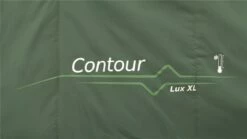 Outwell Contour Lux XL (Green) Sleeping Bag -Outdoorworlddirect Sales Store 230368 contour lux xl green feature photo3