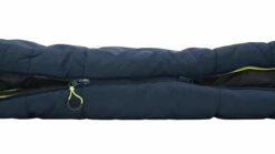 Outwell Camper Lux "R" Sleeping Bag Deep Blue (2023) -Outdoorworlddirect Sales Store 230393 camper lux right side zipper feature photo5