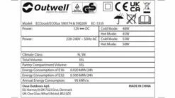 Outwell Ecocool Coolbox 35L 12/230v -Outdoorworlddirect Sales Store 590174 ecocool slate grey 35 12v 230v feature photo8