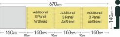Quest Falcon Airshield 160 - 1 Panel Extension (2022) -Outdoorworlddirect Sales Store a1039 7 midsize