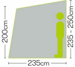 Quest Falcon 390 Poled Porch Caravan Awning (2022) -Outdoorworlddirect Sales Store a3503 6 midsize