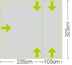 Quest Falcon 300 Poled Drive Away Awning Low (2022) -Outdoorworlddirect Sales Store a3507 7 midsize