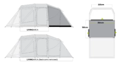 Zempire Aero TL Pro TC Tent (2022) -Outdoorworlddirect Sales Store aero tl pro profile living
