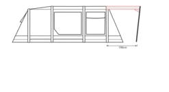 Outdoor Revolution Airedale 5.0s Front Sun Canopy 9 Outdoor Revolution Airedale 5.0s Front Sun Canopy -Outdoorworlddirect Sales Store airedale 5s sun canopy drawing 1