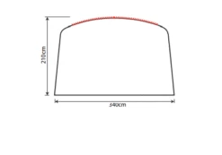 Outdoor Revolution Airedale 5.0s Front Sun Canopy 10 Outdoor Revolution Airedale 5.0s Front Sun Canopy -Outdoorworlddirect Sales Store airedale 5s sun canopy drawing 3