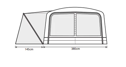 Outdoor Revolution Airedale 6.0SE Tent (2023) 5 Outdoor Revolution Airedale 6.0SE Tent (2023) - Image 3