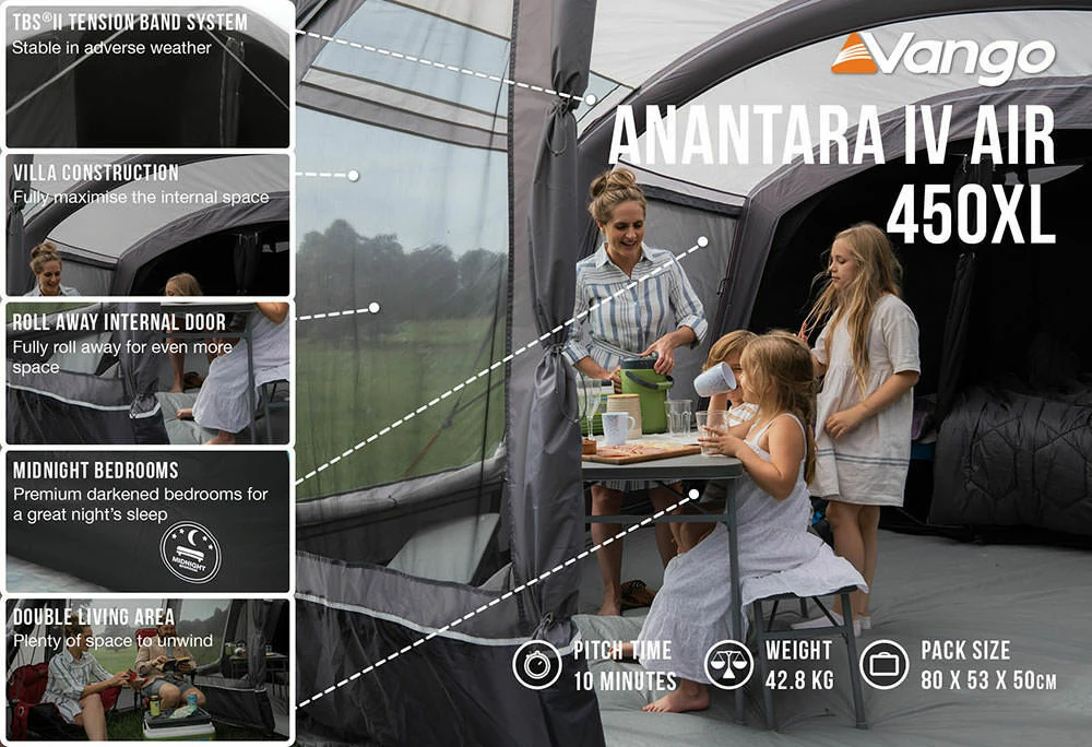 Vango Anantara IV 450xl Air Tent (2023) 7 Vango Anantara IV 450xl Air Tent (2023) - Image 5