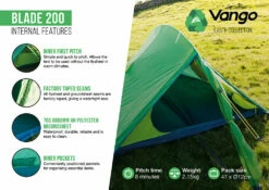 Vango Blade 200 Tent (2022) -Outdoorworlddirect Sales Store blade 2002