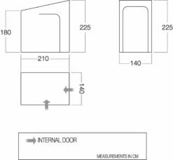 Vango Caravan Awning Bedroom (BR002) -Outdoorworlddirect Sales Store br002 2021 vango floorplan caravan bedroom small