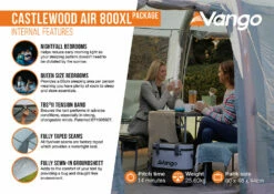 Vango Castlewood Air 800XL Tent Package (2023) -Outdoorworlddirect Sales Store castlewood air 800xl package2