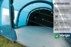 Vango Aether Air 600XL Tent (2022) 19 Vango Aether Air 600XL Tent (2022) -Outdoorworlddirect Sales Store earth collection airbeam infographics call outs7