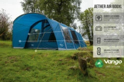 Vango Aether Air 600XL Tent (2022) 18 Vango Aether Air 600XL Tent (2022) -Outdoorworlddirect Sales Store earth collection airbeam infographics call outs8